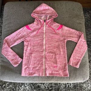 Under Armour Pink Zip-Up Hoodie